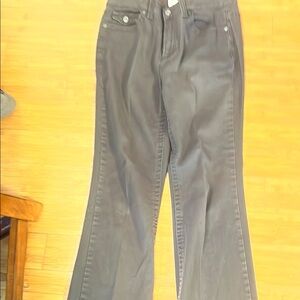 Brown Boot Cut Jeans with Smooth Finish